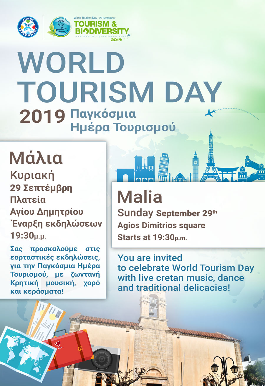 Malia world tourism day 2019